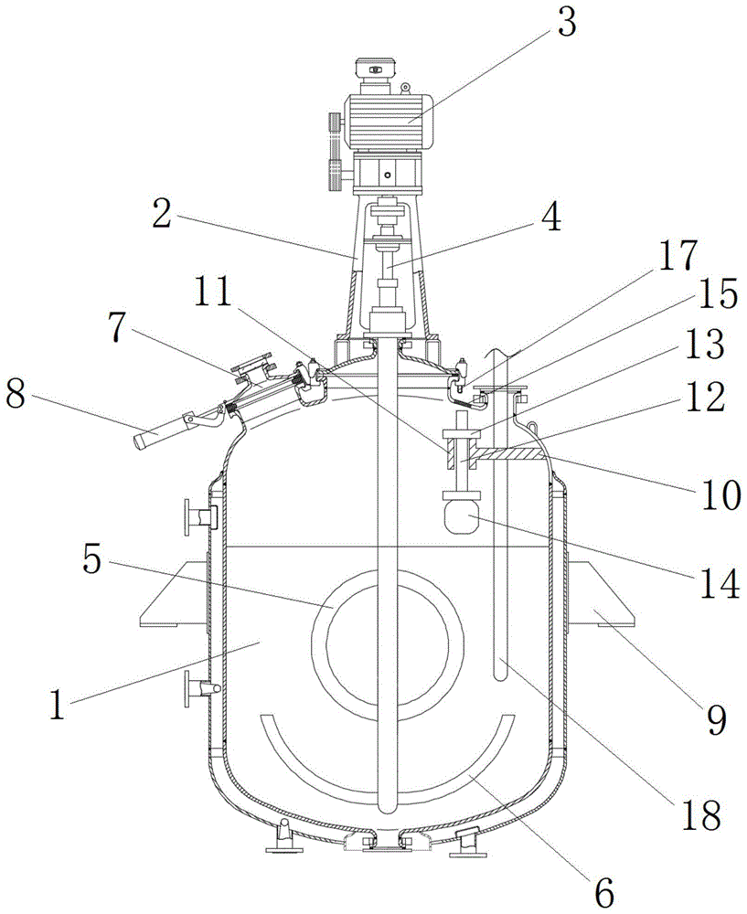 水处理反应釜搅拌器的制作方法