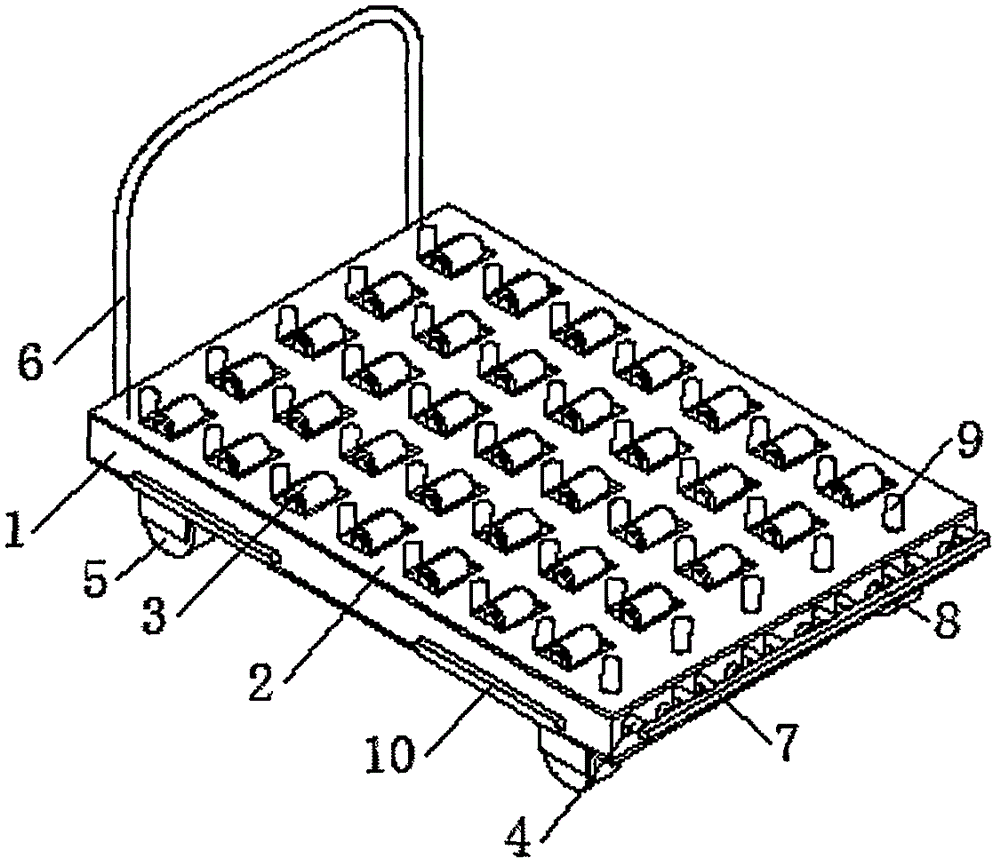 一种方便装卸货物的建筑施工用搬运车的制作方法