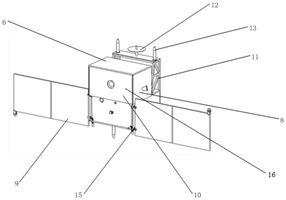 分离式太阳观测卫星构型的制作方法