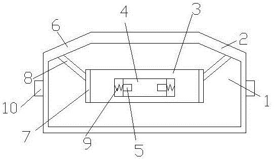 一种汽车车架控制台框架的制作方法