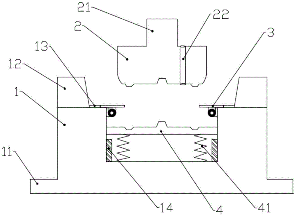 一种电池盖帽防爆铝片冲压治具的制作方法