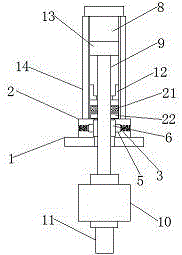 一种数控电墩机的液压防漏装置的制作方法