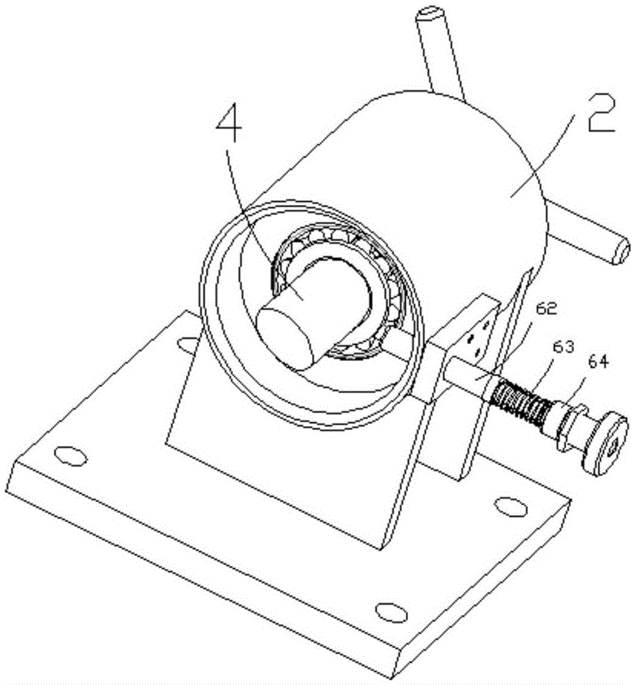 一种圆形座外圆周壁上钻孔时的夹紧工装中的定位单元的制作方法