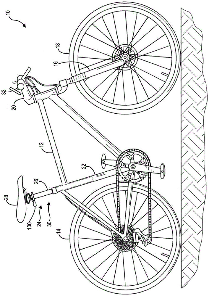 自行车伸缩装置的制作方法