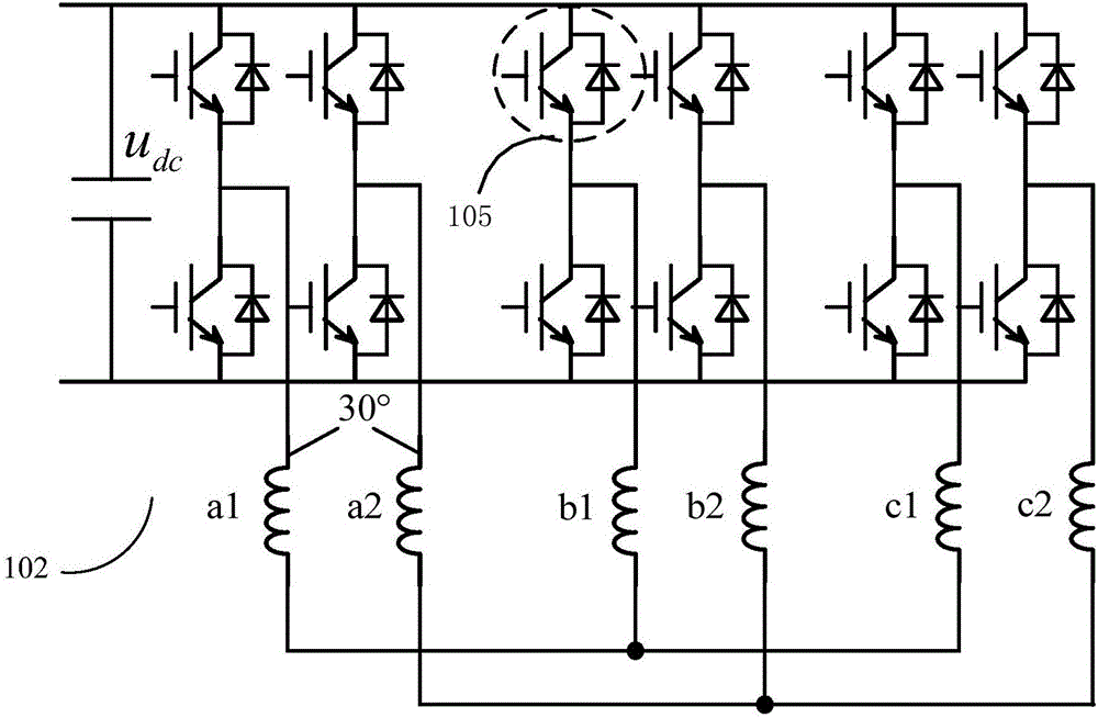 一种六相电机空间矢量调制方法、装置及其应用与流程