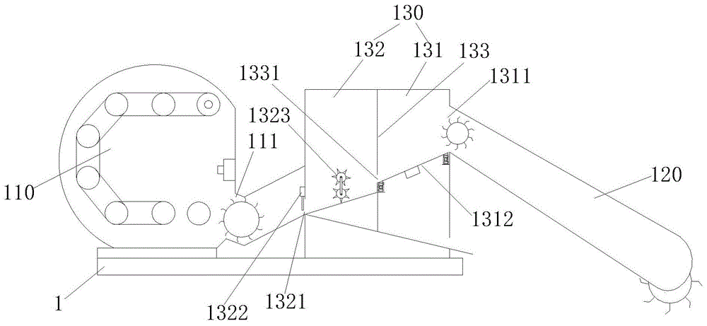 一种设有秸秆缓存室的圆草捆打捆机的制作方法