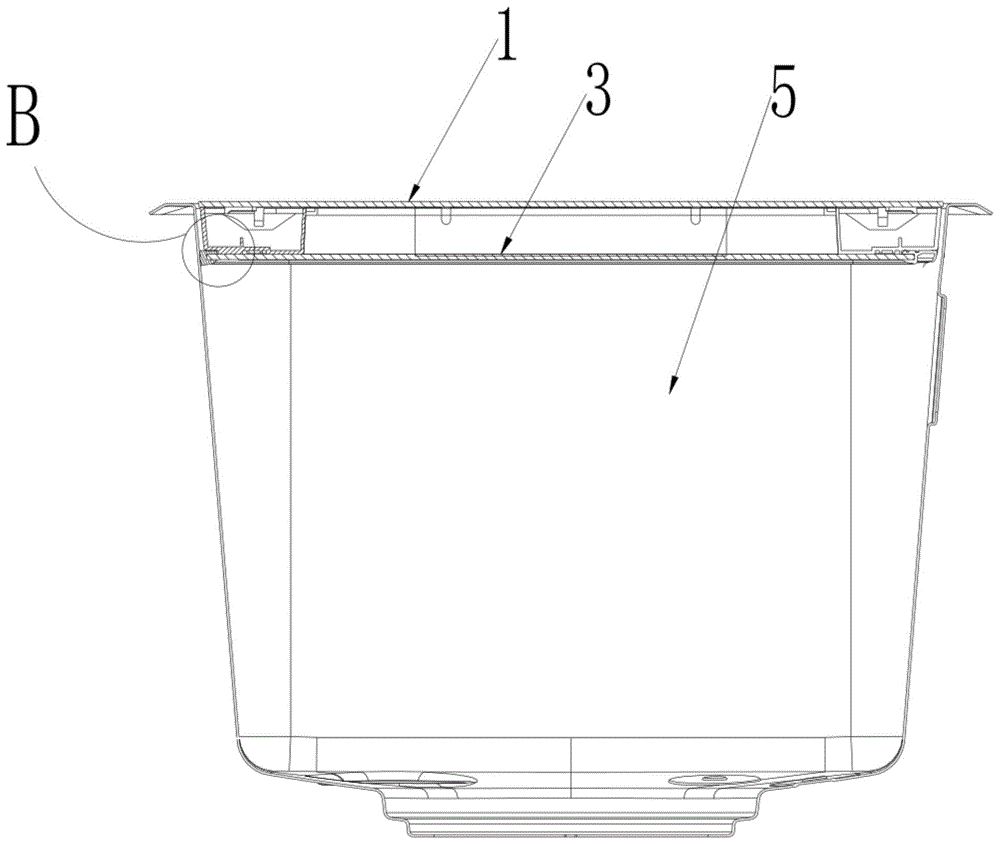 一种洗碗机盖体用密封结构及具有该密封结构的洗碗机的制作方法