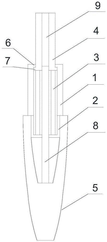 一种口腔种植垂直间隙测量组件的制作方法