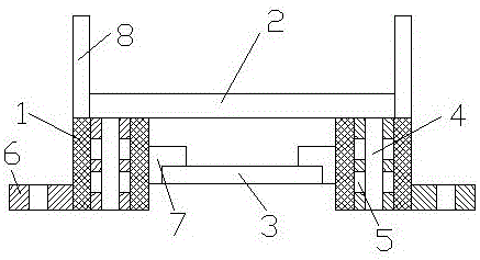 一种分体式机床架的制作方法