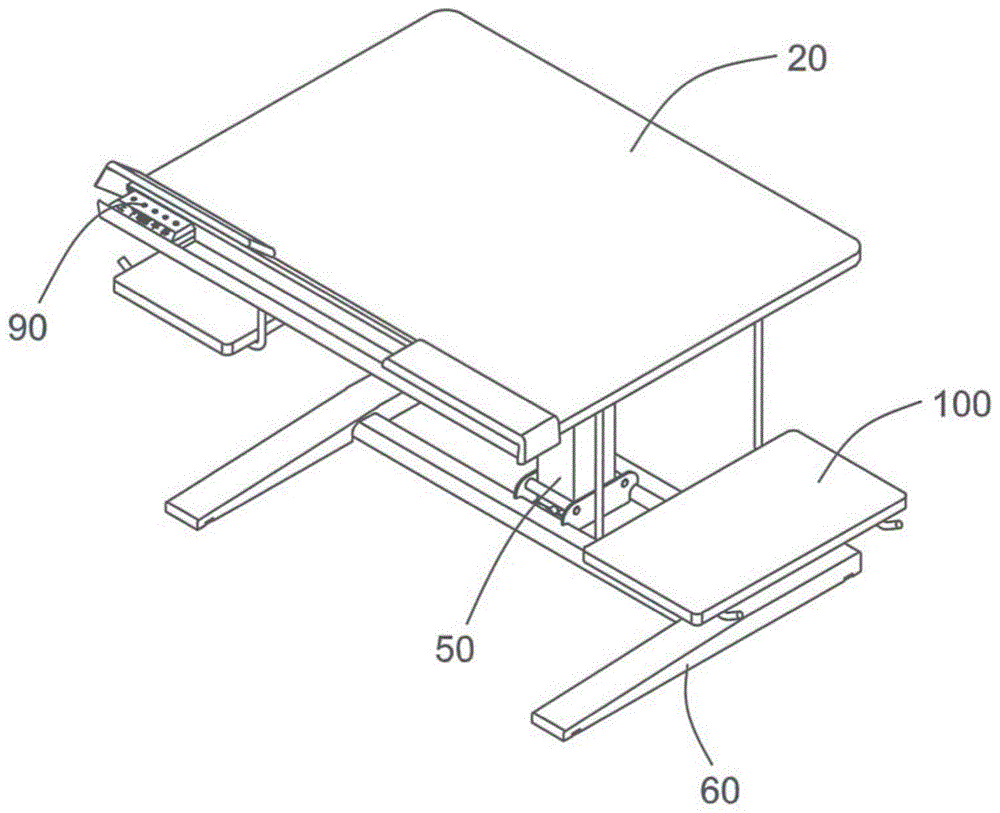 桌板角度调整模块的制作方法