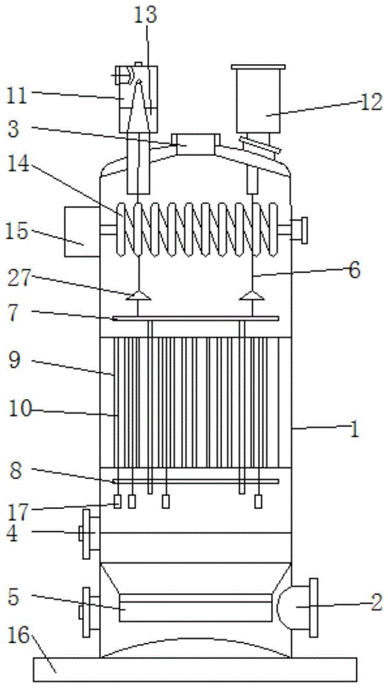 一种兰炭生产加工用电捕焦油器的制作方法