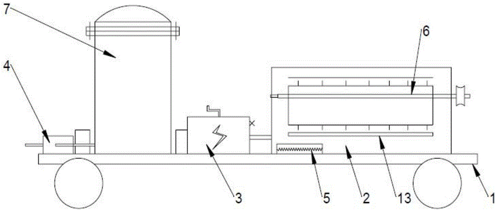 一种空气聚氮磁化喷灌机装置的制作方法