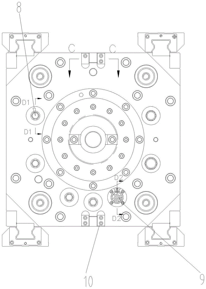 一种用于五面体加工的铣头自动交换结构的制作方法