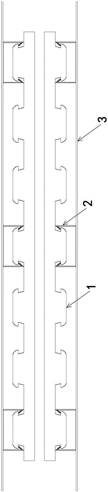 卡式连接的装配式墙体的制作方法