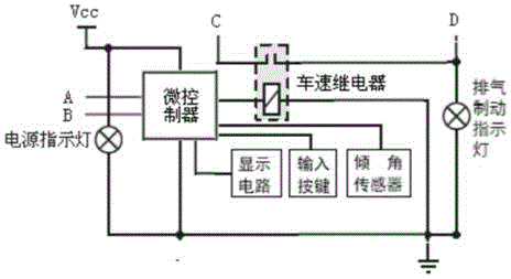 一种重载车下坡速度控制装置的制作方法