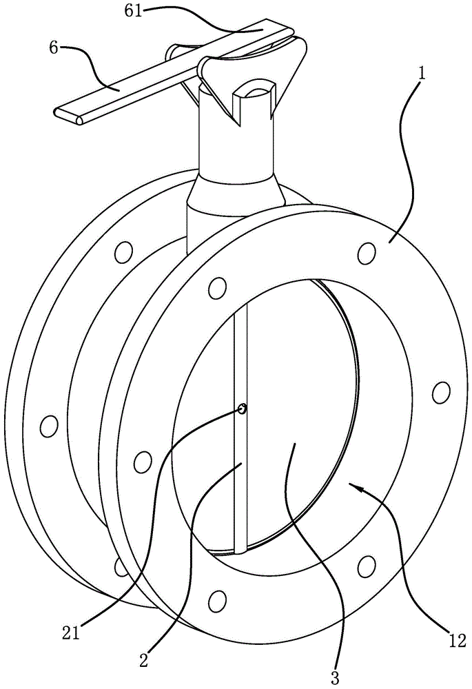 一种蝶阀的制作方法