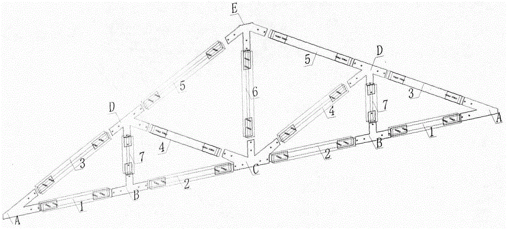 新型装配式三角形木桁架结构的制作方法
