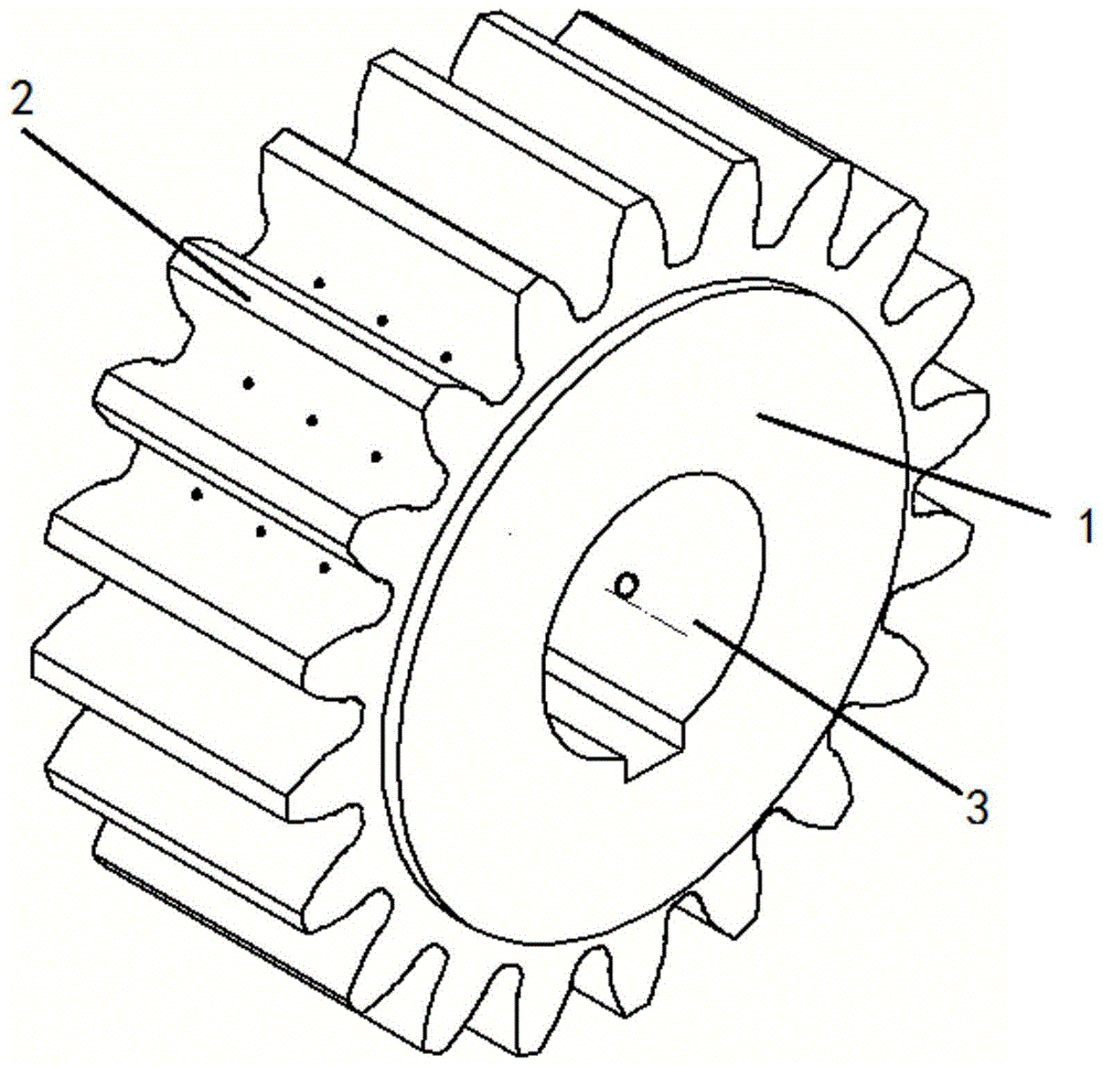 一种具有内冷却润滑系统的齿轮及齿轮传动机构的制作方法