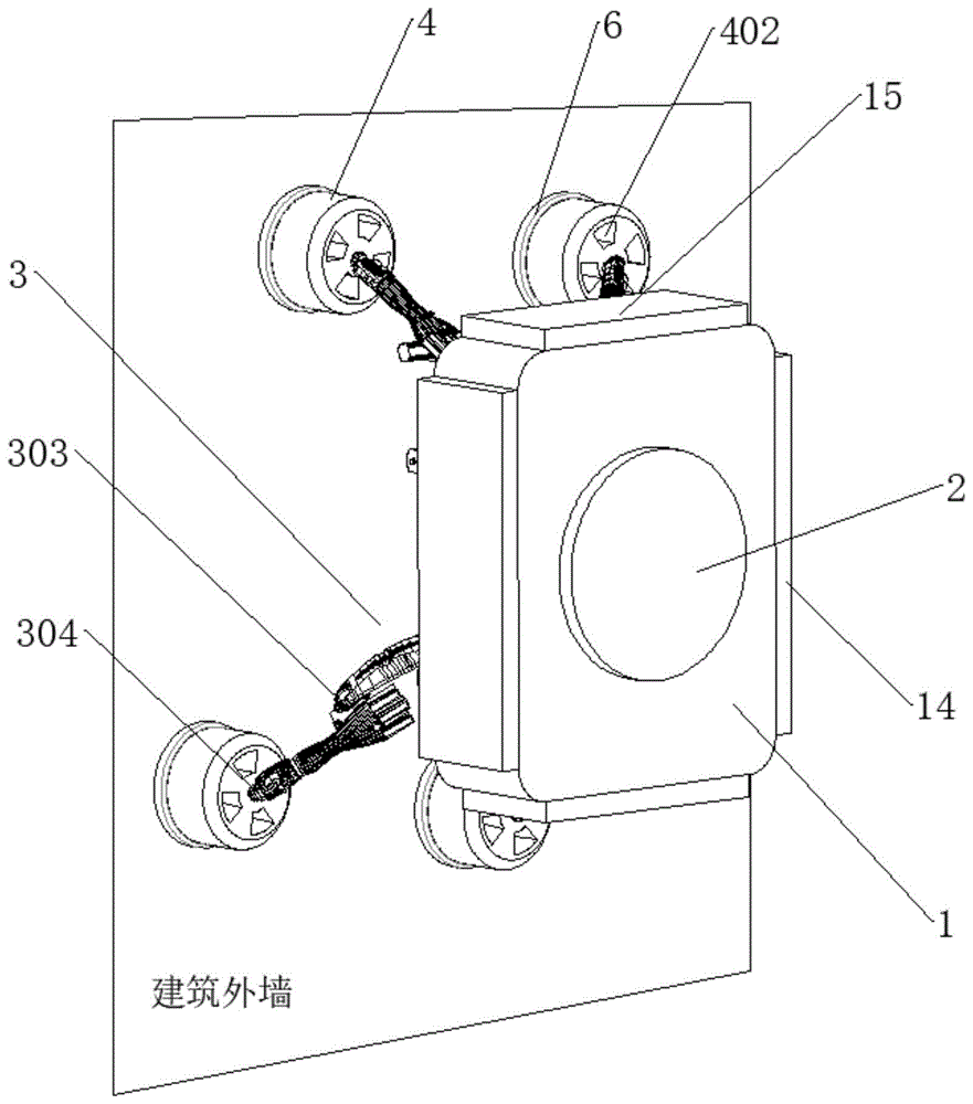 一种高层建筑外墙喷涂机器人的制作方法