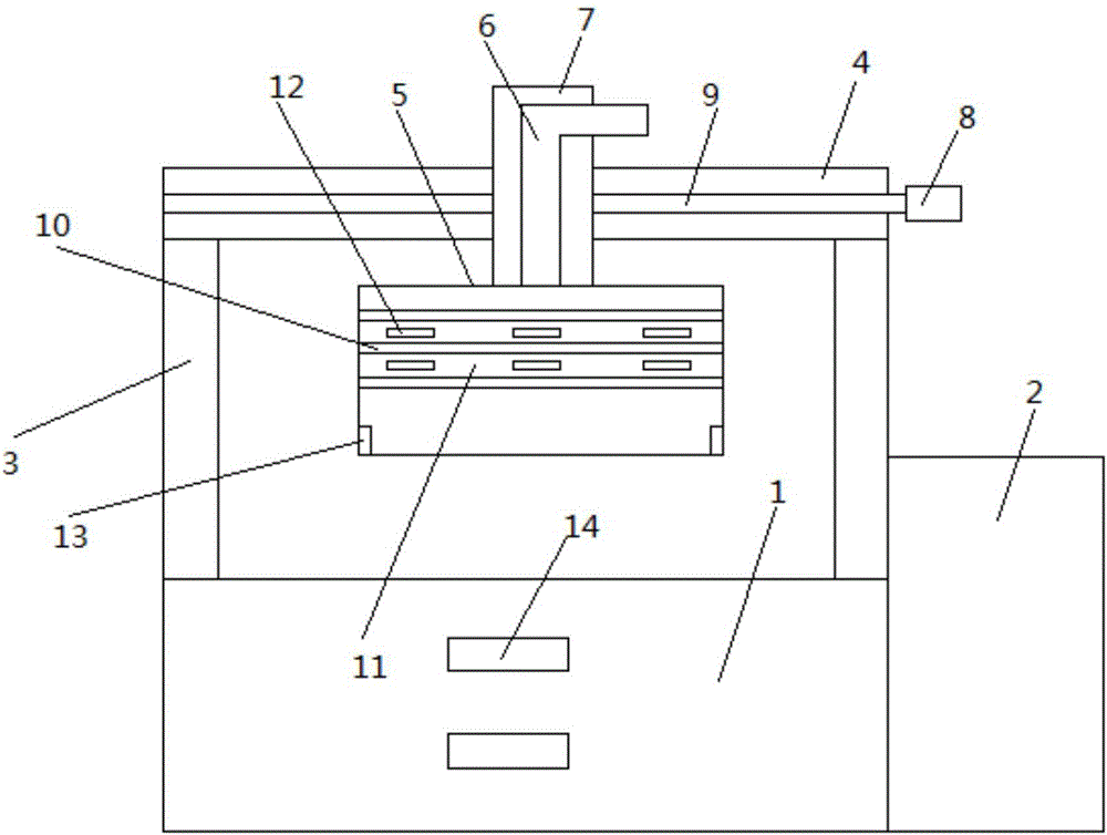 一种自动抓棉机供料装置的制作方法