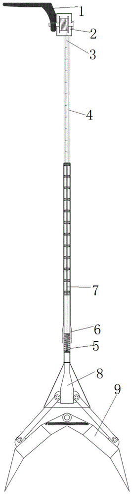 一种多功能可伸缩建筑工地废弃物收集装置的制作方法