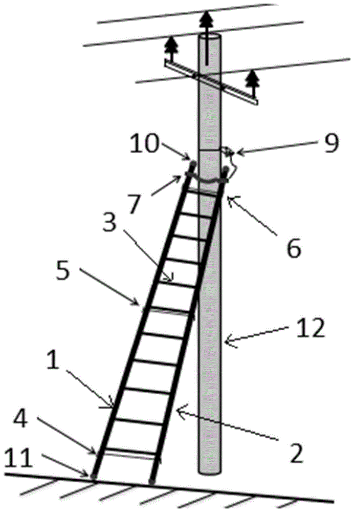 适用于电力维护的安全爬梯的制作方法
