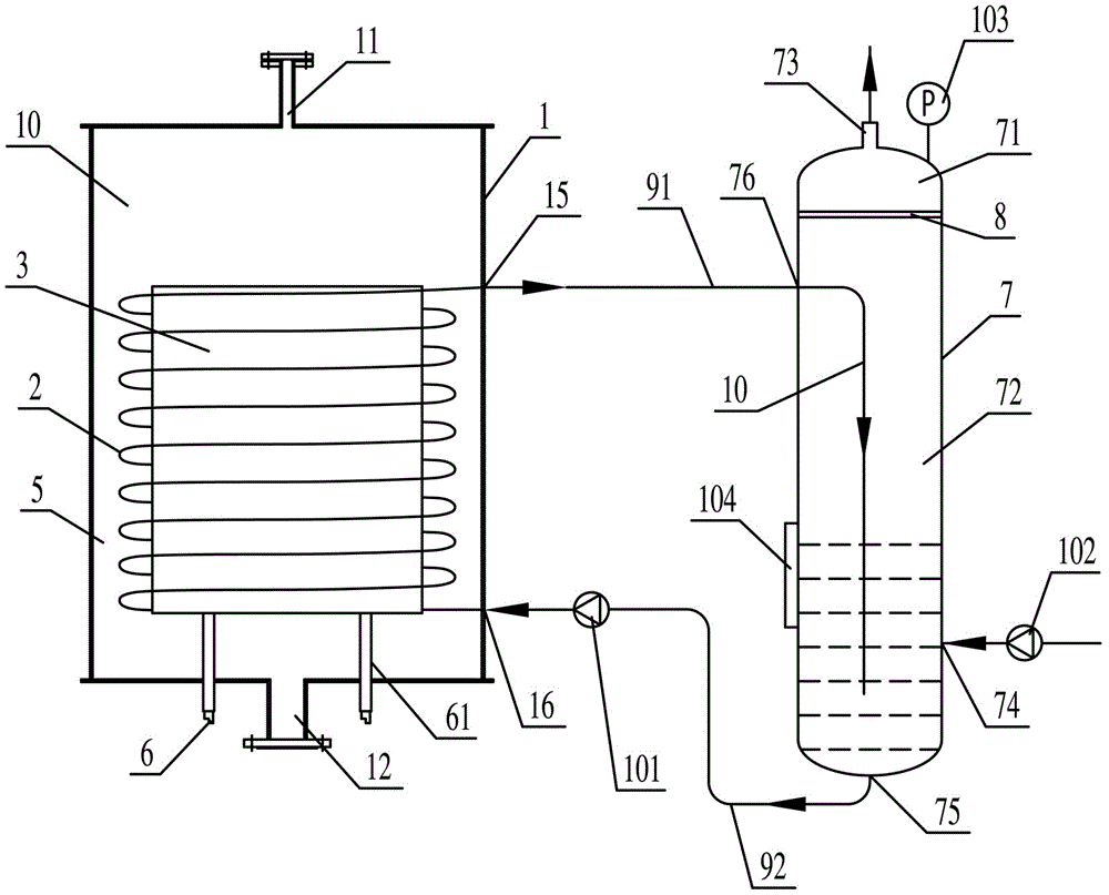 单罐熔融盐蓄热式电加热蒸汽锅炉的制作方法
