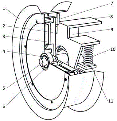 单边盘式永磁同步电机轮毂驱动的集成电动轮的制作方法