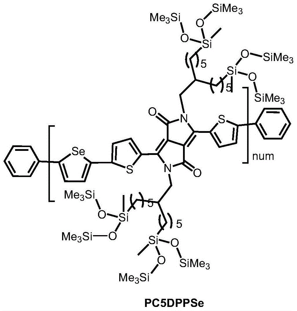 末端硅氧烷基燕尾侧链取代吡咯并吡咯二酮基聚合物及其制备方法与应用与流程