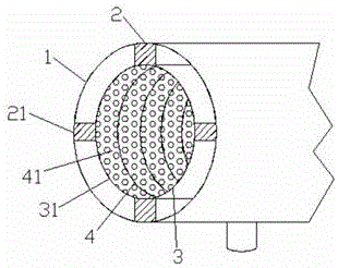 一种螺旋式散热分渣大米输送管的制作方法