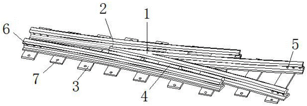 一种心轨轨头增大承载面积的合金钢辙叉的制作方法