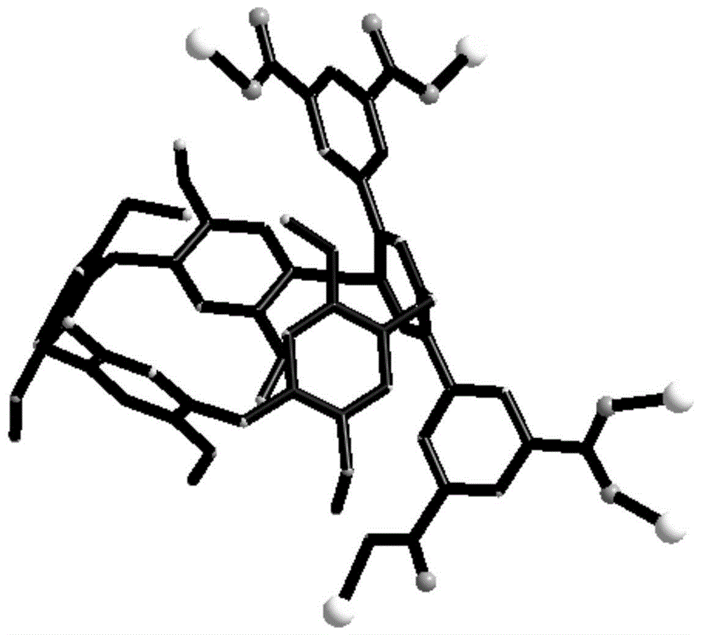 一种基于柱[5]芳烃骨架的高维度Zn-MOFs配合物及其制备方法与流程