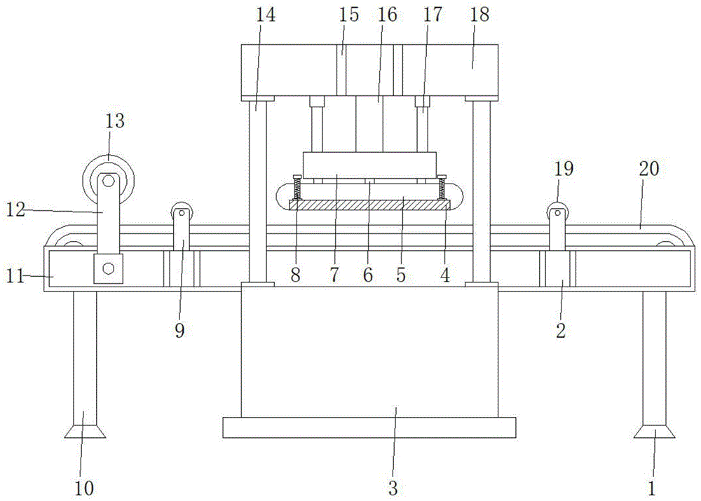 一种方便上料的压痕机的制作方法