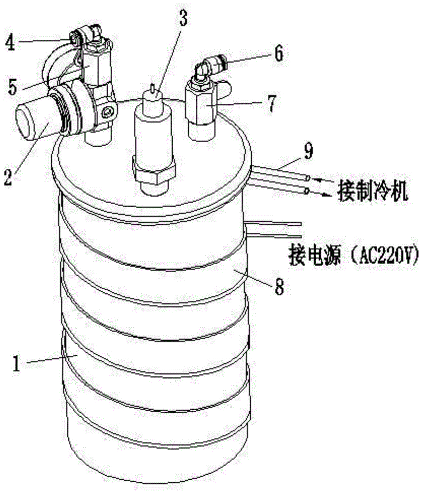 一种气介超声波换能器性能测试装置的制作方法