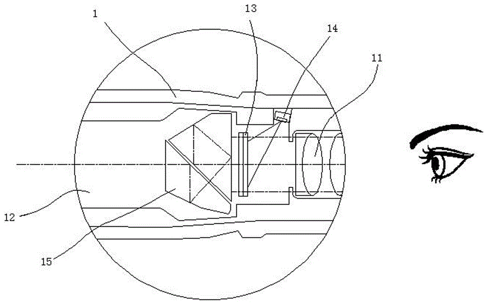 一种具有穿透式液晶显示功能的光学镜筒及其用途的制作方法