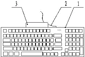 一种可调连接线长度的工业键盘的制作方法