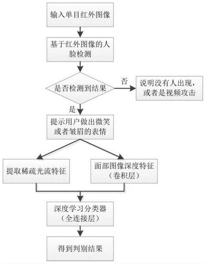 一种基于近红外单目摄像的活体检测方法及系统与流程