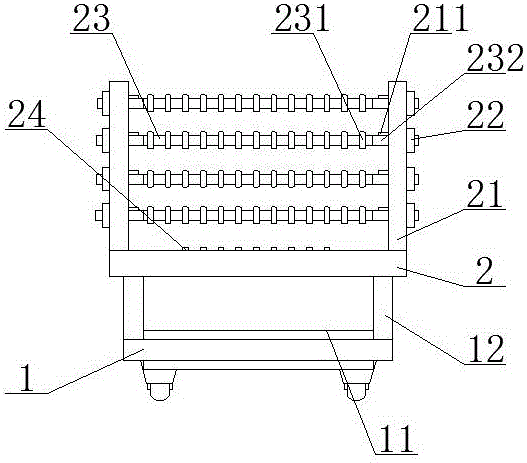 一种方便放取的木材烘干架的制作方法