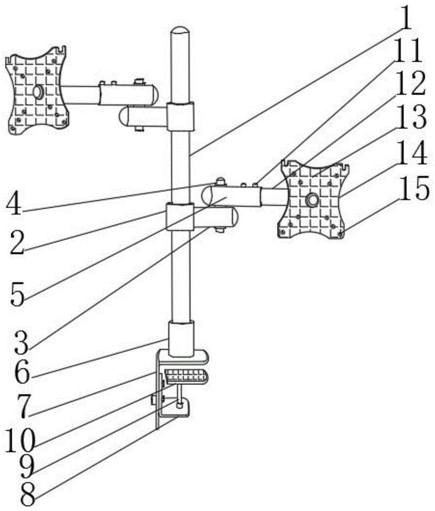 一种物联网显示设备支架的制作方法