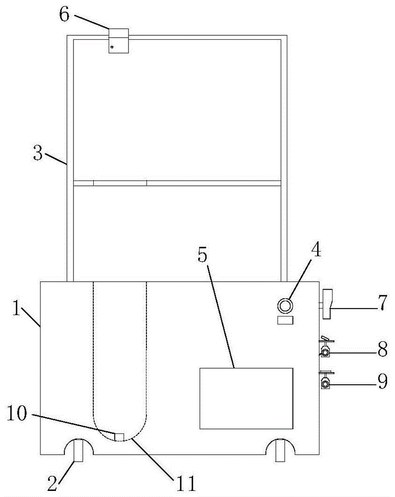 一种施工现场气瓶固定架的制作方法