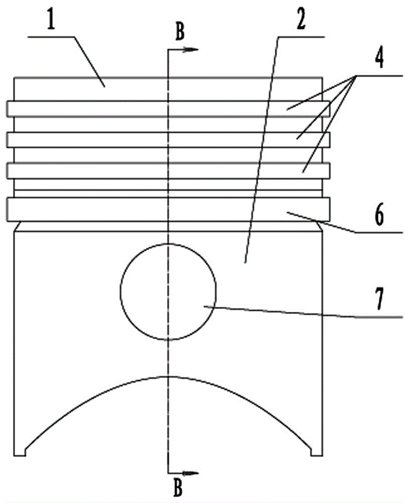 一种分体式发动机活塞的制作方法