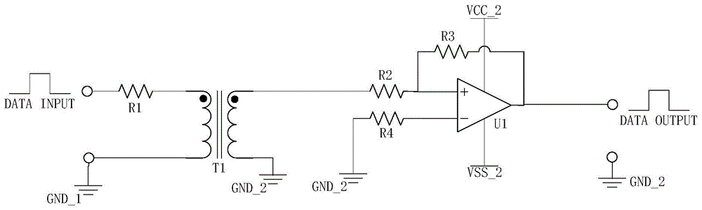 基于变压器和运算放大器的信号隔离传输方法及电路与流程