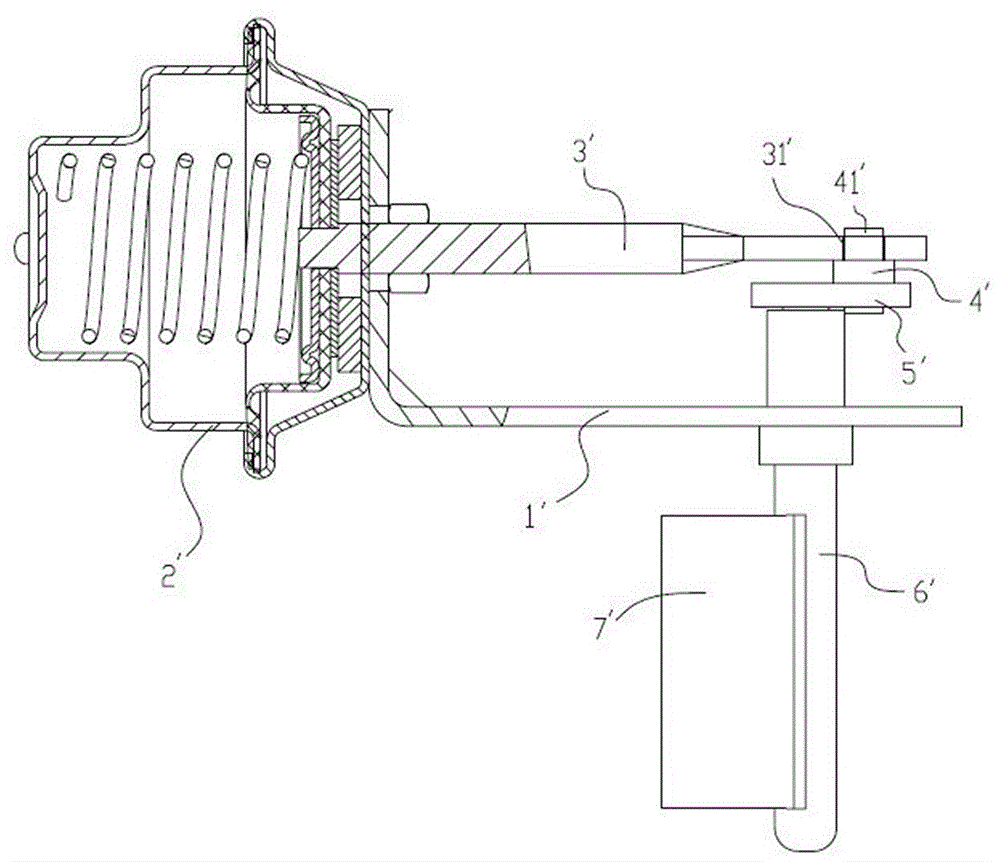 EGR冷却器旁通阀的球头连接结构的制作方法
