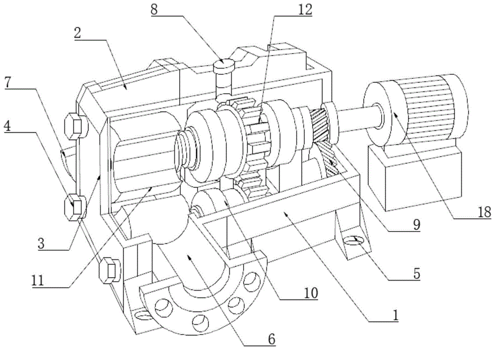 一种专用于高浓度、高粘度的凸轮转子泵的制作方法