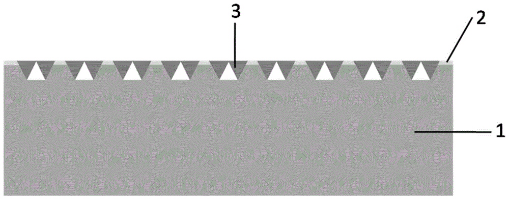 一种横向有序GaN微米线阵列及其制备方法与流程