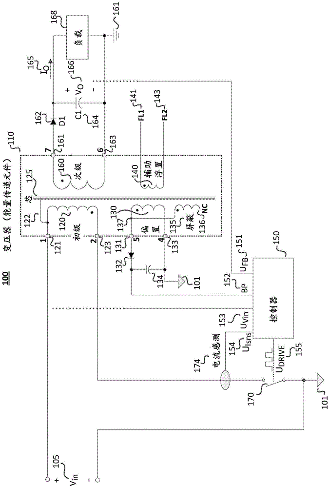 具有外部浮置线托板的低共模噪声变压器结构的制作方法