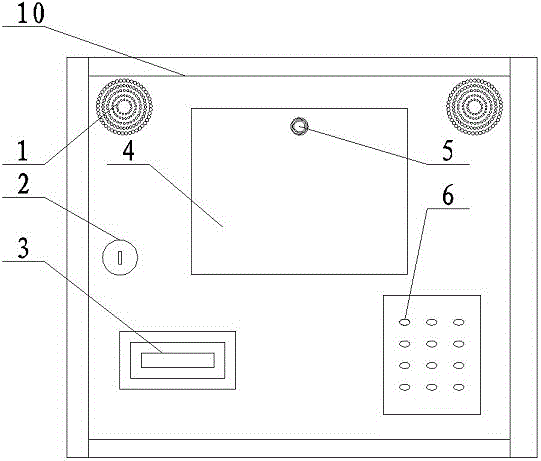 一种自助存取货柜的控制箱的制作方法