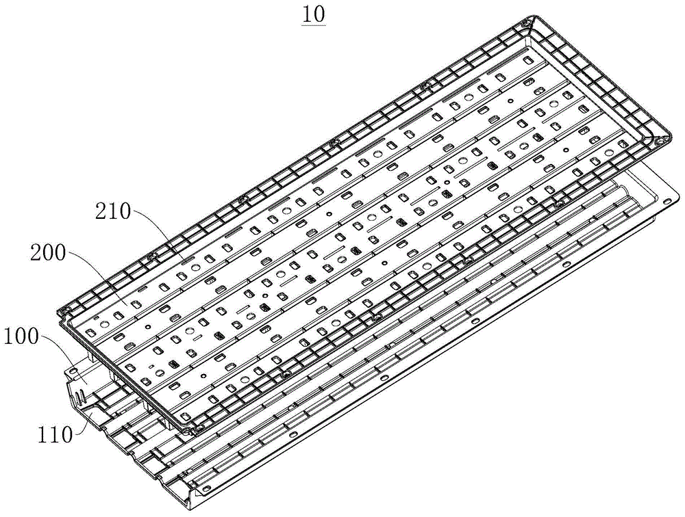 电池箱底盖及电池箱的制作方法