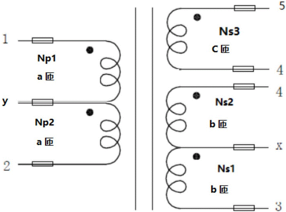 一种多绕组高频变压器的绕制方法与流程