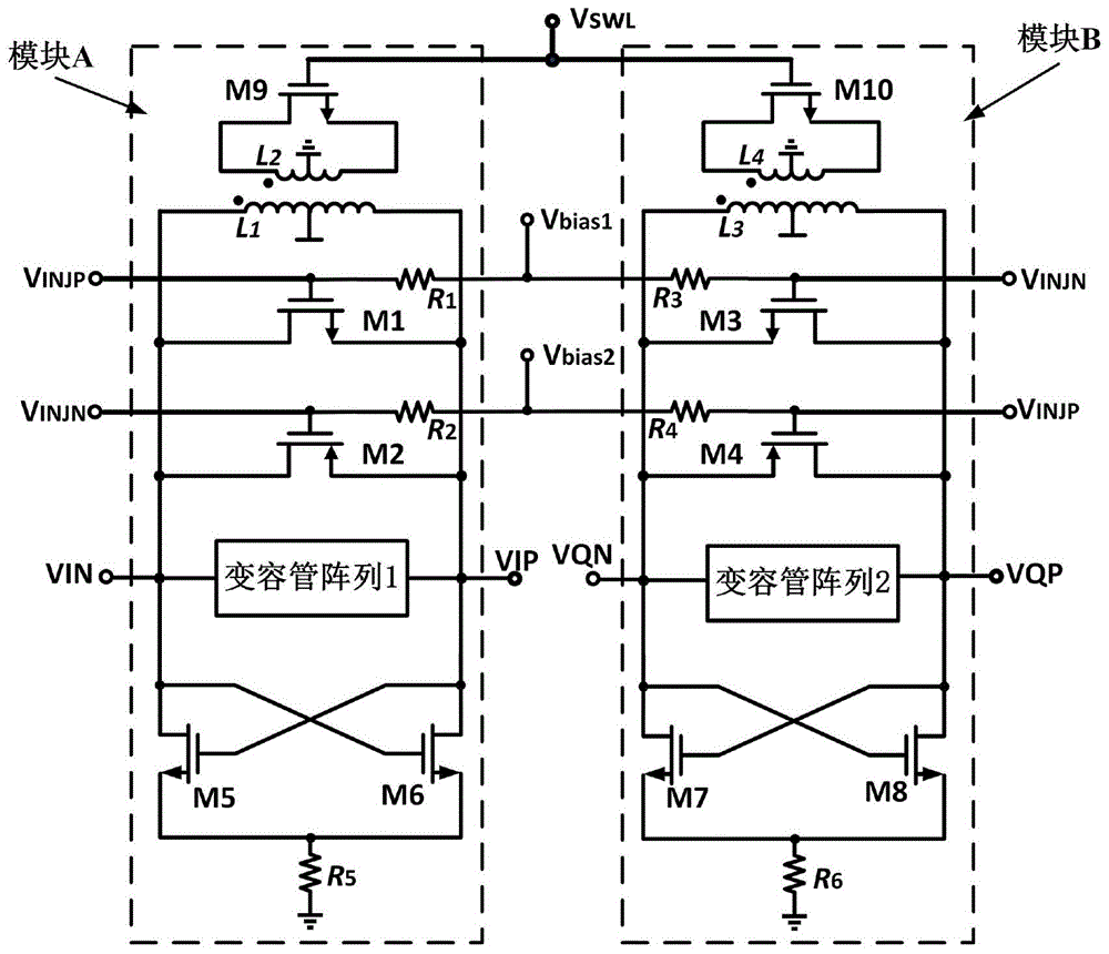 一种工作于42~60GHz的CMOS全集成正交注入锁定分频器的制作方法